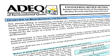 azdeq septic form